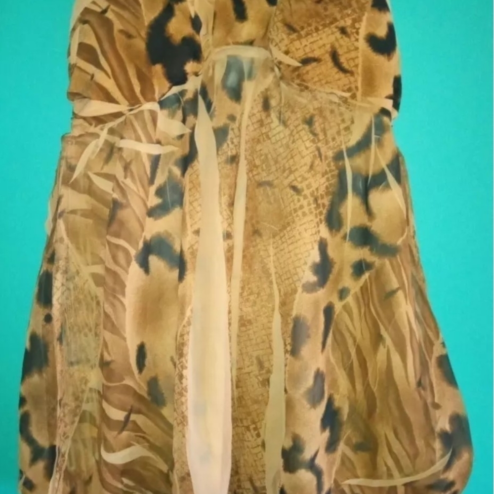 NWOT BKE Buckle Daytrip Animal Print Tube Top Size Large
